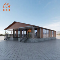 Maison préfabriquée en conteneur de 40 pieds, sur mesure, 3 ou 4 chambres, villas préfabriquées de luxe