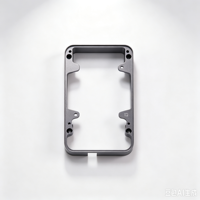 Cadre en aluminium usiné CNC de précision, boîtier d'équipement électronique sur mesure avec anodisation, pièces usinées CNC en alliage d'aluminium