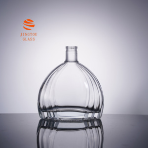 Bouteille de brandy en verre cristal rayé verticalement en forme d'arc de 700 ml, idéale pour un emballage cadeau luxueux de <span class=keywords><strong>cognac</strong></span> XO et de whisky - Product Image 2