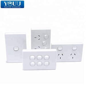 Te 2 2 interruptor de pared artículos luz <span class=keywords><strong>Powerpoint</strong></span> SAA nuevo diseño 250V U1502 - Product Image 6