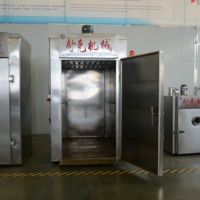 Machine à fumer de jambon de poulet de saucisse de four de grande capacité superbe pour de grandes usines de nourriture