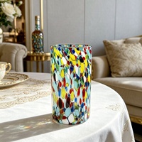 Diffuseur d'arômes en cire colorée à pois, porte-bougie parfumée fait main, forme ronde, décoration d'intérieur, disponible en différentes options