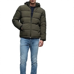 Unisex Winter Custom Logo Puffer <b>Coat</b> Simply Style Winter Thick Warm <b>Coat</b> With Polyester Filled Bubble <b>Coat</b> - Product Image 1