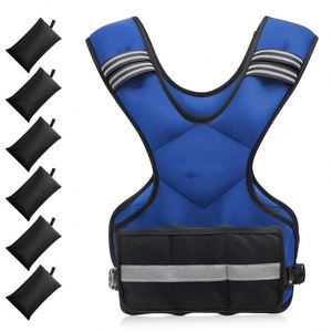 Gilet lesté respirant personnalisé avec logo, 15 kg, sangles réglables et rembourrage pour entraînement cardio en salle de sport – Gilets lestés personnalisés - Product Image 1