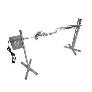 Parrilla de barbacoa profesional, <span class=keywords><strong>brasero</strong></span> para exteriores, soporte para barbacoa, parrilla de carbón, parrilla giratoria eléctrica, tenedor, barbacoa de jardín - Product Image 1