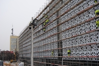 Panneaux muraux modernes pour hôtel en Alucobond ACP (composite d'aluminium) de 3 mm et 4 mm, ignifuges, finition métallique mate, revêtement de façade résistant aux UV, garantie 20 ans