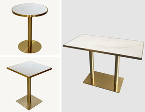 Ánh sáng sang trọng đơn giản bàn đá phiến đàm phán tiếp tân gỗ kiểu phương Tây cho các nhà hàng phương Tây cửa hàng trà sữa cửa hàng tráng miệng làm đẹp - Product Image 4