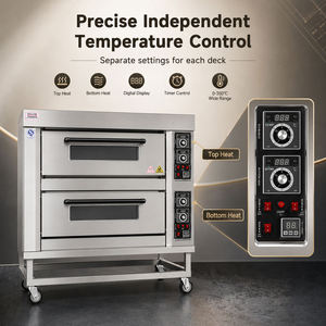 Four à sole électrique commercial 3 niveaux 6 plateaux pour café, hôtel, chaîne de restaurants, boulangerie, restaurant, pain, pizza, croissant - Product Image 6