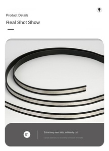 Skyline Light 5M KITS 360 Rotación de acero cortable LED Sky-Line Strip Light Normcore Style para decoración Dormitorio Sala de estar - Product Image 3