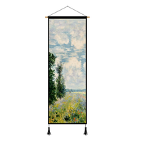 Tapisserie murale personnalisée avec peinture à l'huile impressionniste pour la décoration de salon, vente en gros