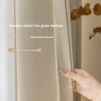 Rideau occultant isolant double face personnalisable pour chambre et salon, en polyester épaissi, haute occultation