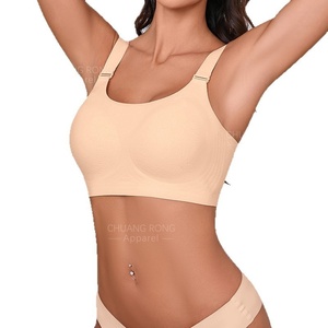 Sujetador inalámbrico sin costuras para mujer, con tiras de gel, soporte profundo en V, <span class=keywords><strong>push</strong></span>-<span class=keywords><strong>up</strong></span>, invisible, suave, color nude, sin aros, cómodo. - Product Image 5