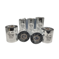 Pita Transfer Termal Emas 50mm*300m Kompatibel dengan Produsen untuk Printer Label Ukuran Sesuai Pesanan