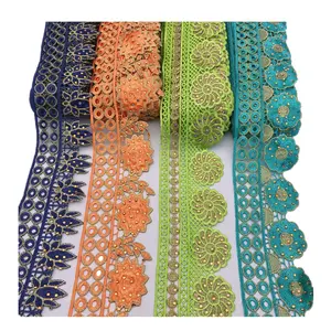 May trang trí thêu viền ren với khoen thêu cô dâu ren <span class=keywords><strong>TRIM</strong></span> - Product Image 1