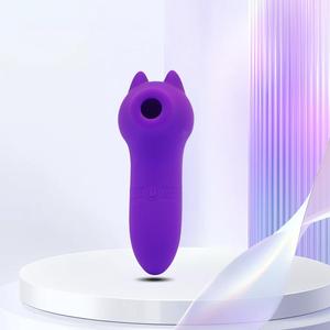Weiblicher Klitoris stimulator <span class=keywords><strong>Mini</strong></span>-Saug <span class=keywords><strong>dildo</strong></span> vibrator Silikon in Lebensmittel qualität Wiederauf ladbarer 10-Gang-Nippel-Mastur bator für Frauen - Product Image 1