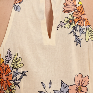 Robe élégante pour fille, pour fêtes et mariages, personnalisable, en coton indien, mi-longue, taille naturelle, lavable, pour lune de miel et été, approvisionnement ODM - Product Image 1