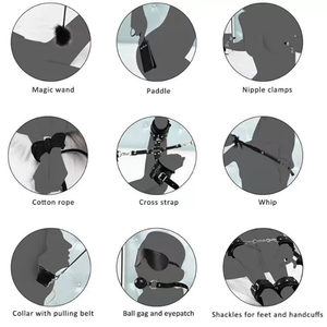 БДСМ кожаный бандаж для секса, 10-12 шт. - Product Image 5