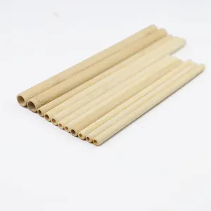 Palhas descartáveis de bambu Ecovibe para festas, uma alternativa conveniente e sustentável aos canudos de plástico