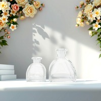 Bouteille de diffuseur en verre de luxe Offre Spéciale pour bouteille de parfum d'arôme Logo personnalisé pour bouteille de désodorisant de voiture de 50ml 150ml 250ml