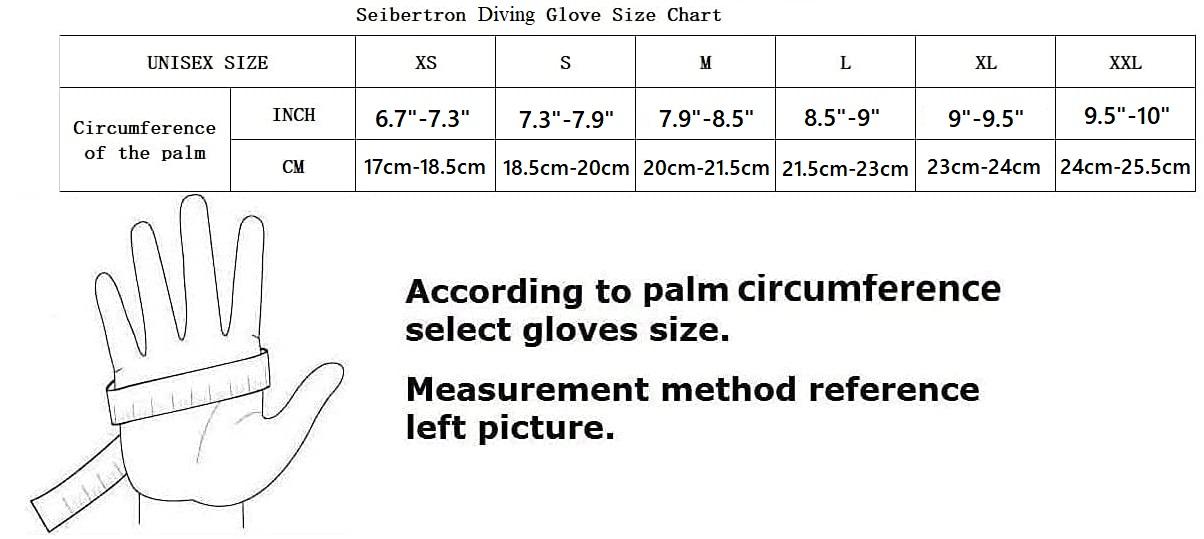 Seibertron Patented Aramid Anti-Cut Puncture Resistant Diving  Gloves