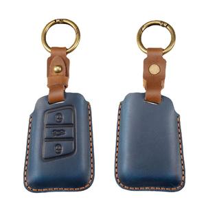 เหมาะสำหรับเคสกุญแจรถยนต์โฟล์คสวาเก้นสำหรับ Magotan, Passat, Sagitar, CC, Weilan รุ่นใหม่, Tiguan, เคสป้องกันหนังแท้คุณภาพสูง - Product Image 5