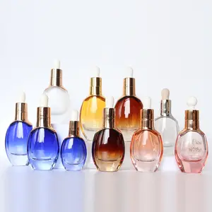 럭셔리 15ml 30ml 향수 오일 병 dropper 50ml 에센셜 오일 유리 병 100ml 120ml 150ml 생강 에센셜 오일