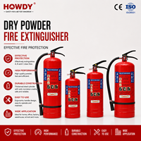 Extincteur portable HOWDY 5LB 10LB ABC/BC à poudre sèche, équipement de lutte contre l'incendie sûr, extincteurs vides