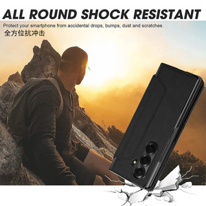 Pour Samsung Z Fold 7 <span class=keywords><strong>coque</strong></span> de téléphone <span class=keywords><strong>coque</strong></span> Film électrolytique <span class=keywords><strong>Flip</strong></span> magnétique housse de protection <span class=keywords><strong>Compatible</strong></span> avec Samsung Z Fold 6 5 <span class=keywords><strong>4</strong></span> <span class=keywords><strong>3</strong></span> - Product Image 3