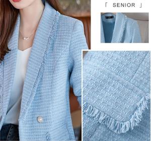 Blazer para Mujer en Tallas S-4XL, Chaqueta de Alta Calidad, Estilo Lujoso de <span class=keywords><strong>Tweed</strong></span>, Ideal para Fiestas - Product Image 6