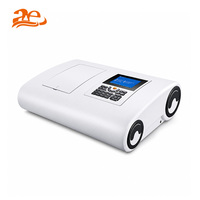 Espectrofotómetro UV-Vis de Doble Haz AELAB 190-1100nm con Ancho de Banda Espectral de 0.5-4.0nm, Escaneo de Espectro Independiente, Software USB