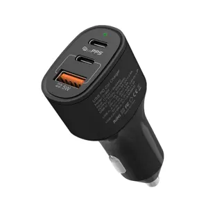 for samsung usb fast car charger 3 usb port 32a 65w dual usb c adapter 65watt car laptop charger smart car charger 65w