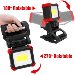<b>LED</b> Rechargeable Work <b>Light</b> Super Bright COB Magnetic Lamp Portable 270 Degree Rotation Clamp for Car Repair BBQ WD-ST24 <b>Led</b> Rec - Product Image 5