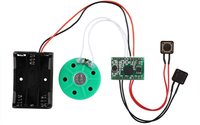 Disesuaikan Chip musik modul suara cahaya Sensor modul suara Prerecord Chip musik untuk kotak hadiah penggunaan DIY