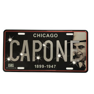 Fabrik Großhandel USA 12*6 Zoll kunden spezifische gedruckte Nummern schilder - Product Image 1