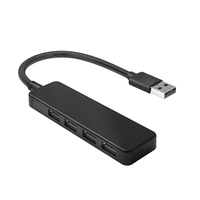 Guanchen GC-G07b 4-Port USB-C ke USB2.0 Hub & Docking Station dengan Casing ABS Kompatibel untuk Macbook// Tersedia