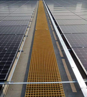 Plaques de Grille Moulées en Fibre de Verre (FRP/GRP) Durables et Multicolores pour Drainage, Escaliers et Allées – Approvisionnement en Gros