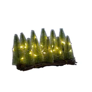 Albero artificiale a led fornitore di decorazioni per la casa decorazione di pino festa regali artificiali per bambini albero di natale fai da te