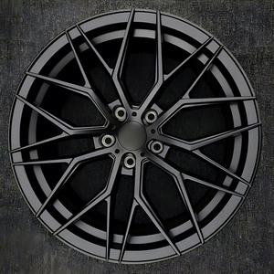 Jantes forgées JWYC 17-24 pouces 5x112 5x120 6061-T6, finition noir satiné, concaves profondes, compatibles avec BMW M Audi <span class=keywords><strong>RS</strong></span> - Product Image 2