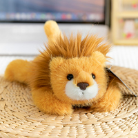 Peluche de la série Pocket Unicorn Lion Panda Raccoon Cat Monkey, avec membres rembourrés de particules, ODM OEM, logo personnalisé, cadeau de fêtes