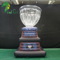 Trophée gonflable personnalisé réaliste pour événements, publicité sur le thème, coupe-trophée en PVC transparent, ballon, accessoire d'activité