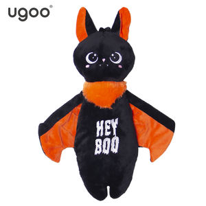 Halloween 15 pouces KAWAII BAT avec typographie « HEY <span class=keywords><strong>BOO</strong></span> » sur le ventre + Jouets en peluche pour <span class=keywords><strong>chien</strong></span> personnalisables - Product Image 1