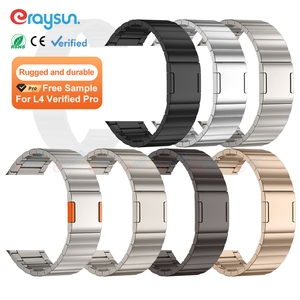 Cinturino orologio magnetico in metallo Eraysun Ultra 2 I <span class=keywords><strong>Watch</strong></span> 10/9/8 <span class=keywords><strong>acciaio</strong></span> inossidabile regolabile di lusso 42/44/45/49mm per <span class=keywords><strong>Apple</strong></span> <span class=keywords><strong>Watch</strong></span> band - Product Image 1