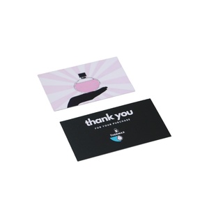 Tarjeta de Presentación de 100x55 mm, 350 g/m², Rosa y Negro, Laminación Mate, Excelente Calidad de Fábrica, para Lavado de Autos, Café, Gobierno, Ropa, Reloj de Pulsera, Boda - Product Image 1