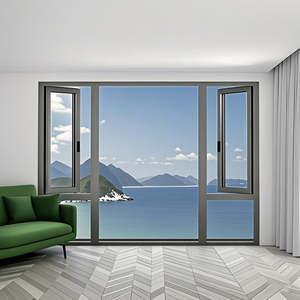 Ventana de Apertura Interior Doble HS98 con <span class=keywords><strong>Malla</strong></span> de Protección Invisible Integrada - Product Image 3