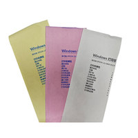 Penjualan Panas Gulungan Kertas Kasir POS ATM 75x60mm 2 3 Lapis NCR Tanpa Karbon Warna Putih Pink Kuning