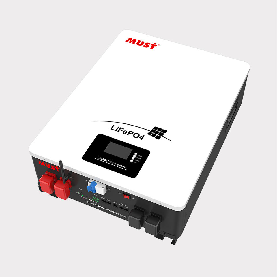 10kWh 48V 200Ah Lithium Battery for Home & Solar Power 3-in-1 LiFePO4 ...