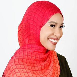 卸売2024新しいデザインホットセールスカーフアラビア語ソフトモーダルビスコースイスラム教徒印刷モーダルヒジャブ - Product Image 3