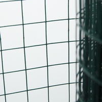 Cage à oiseaux galvanisée en treillis métallique enduit de zinc Rouleau de treillis métallique soudé BRC pour treillis de clôture