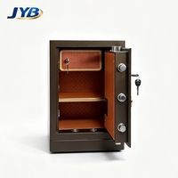 Caja Fuerte Ignífuga JYB con Teclado Digital Electrónico, Doble Cerradura, Caja de Seguridad de Acero para Joyas, Dinero en Efectivo, Hogar y Oficina