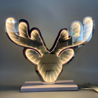 Enseigne lumineuse LED personnalisée Père Noël pour la décoration de Noël, affichage publicitaire pour centres commerciaux, vitrines et événements